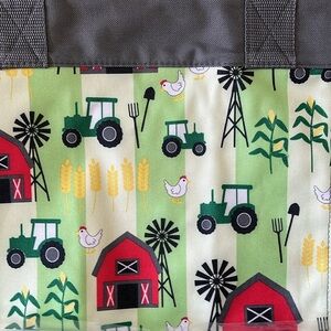 Thirty One Essential Storage Tote FARM FUN *RARE* Tractor Barn